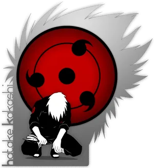 Kakashi_ Sharingan_ Background PNG Image