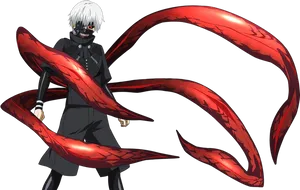 Kaneki Ken Ghoul Transformation PNG Image