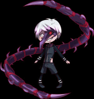 Kaneki Tried To Make Him Look Cute A Lil Bit - Chibi Kaneki Centipede, HD Png Download PNG image with transparent background