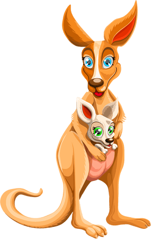 Kangaroo Cartoon Transparent Images - Kangaroo Png Transparent, Png Download PNG image with transparent background