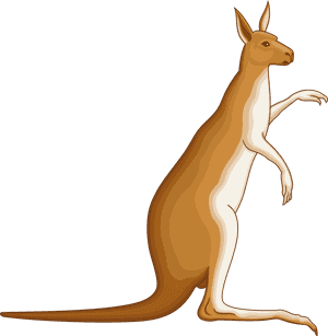Kangaroo - Kangaroo Coat Of Arms, HD Png Download PNG image with transparent background