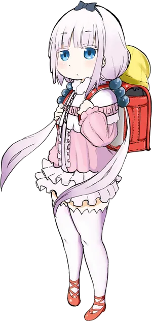 Kanna Kamui Anime Character PNG Image