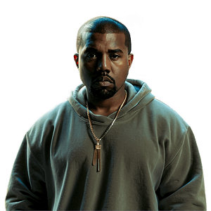 Kanye in Studio PNG 05232024 PNG