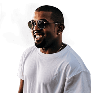 Kanye Smiling PNG xhk9 PNG