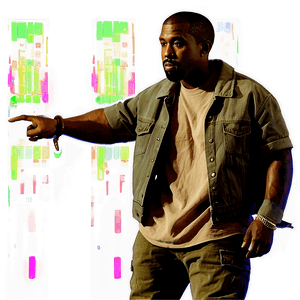 Kanye West Animated PNG 05232024 PNG
