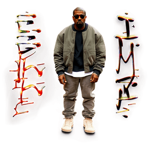 Kanye West Animated PNG odg PNG