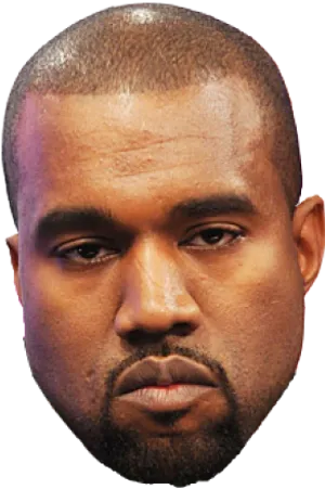 Kanye West Serious Expression PNG Image