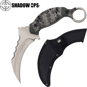Shadow Ops Fixed Blade Karambit Combat Knife With Sheath - Karambit, HD Png Download PNG image with transparent background