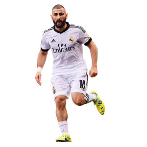 Karim Benzema Action Shot Png 98 PNG Image