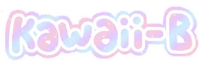 Kawaii B_ Pastel_ Text_ Graphic PNG Image