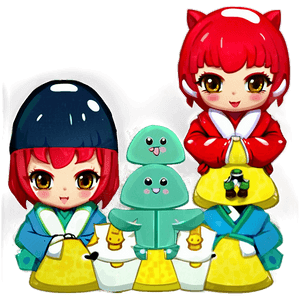 Kawaii Cute Character PNG qux PNG image with transparent background