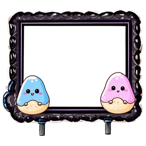 Kawaii Cute Frame Png 06262024 PNG Image