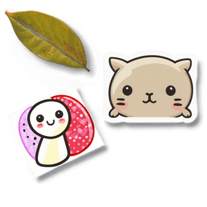 Kawaii Japanese Stickers PNG 05062024 PNG image with transparent background