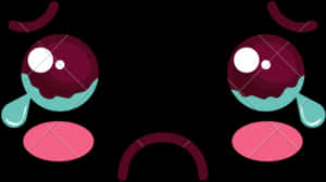 Kawaii Style Character Face Parts PNG image with transparent background