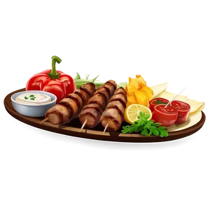 Kebab Plate Png 76 PNG Image