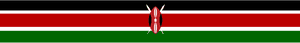 Kenyan National Flag PNG image with transparent background