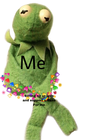 Oof Leeleemaknaenae Uwuwuwui Love Each One Of - Kermit The Frog Love Edits, HD Png Download PNG image with transparent background