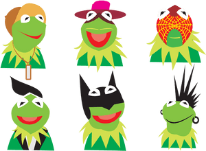 Kermit The Frog Chameleons Lizard Clip Art - Kermit The Frog, HD Png Download PNG image with transparent background