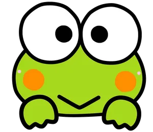 Keroppi Cartoon Frog Character PNG Image