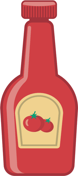 Ketchup Bottle - Clip Art Ketchup, HD Png Download PNG with transparent background