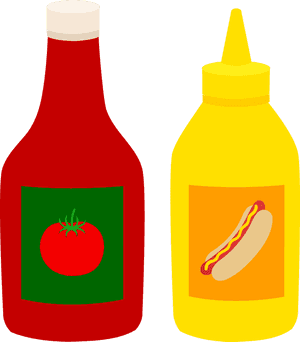 Transparent Tomato Clipart Png - Ketchup And Mustard Bottle Clipart, Png Download PNG image with transparent background