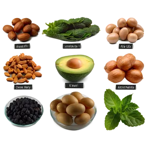 Keto Ingredients Png Mpc61 PNG Image