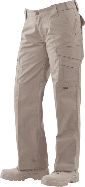 Khaki Cargo Pants Standing PNG