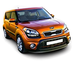 Kia Soul In Dynamic Orange Png 15 PNG Image