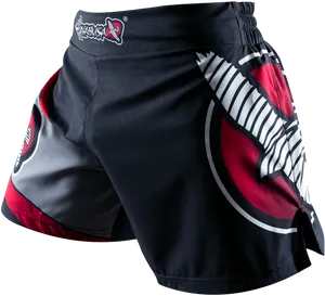 Kickboxing Shorts Product Closeup PNG Image