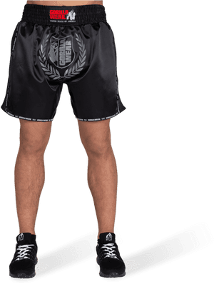 Kickboxing Training Shortsand Gear PNG with transparent background