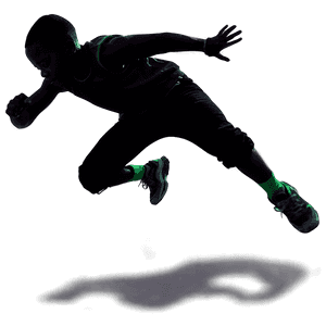 Kid Jumping Silhouette PNG xah41 PNG
