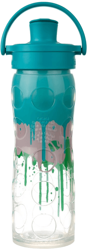 Kids Animal Print Water Bottle PNG image with transparent background