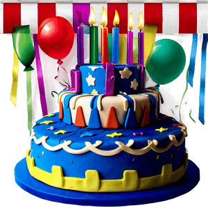 Kids Birthday Cake PNG uia PNG image with transparent background