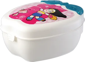 Kids Character Tiffin Box PNG Image