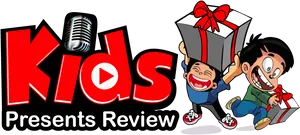 Kids Presents Review Logo PNG Image