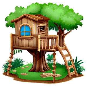 Kids Tree House PNG jxa32 PNG