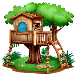 Kids Tree House Png Jxa32 PNG Image