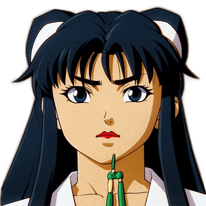 Kikyo in Inuyasha PNG xuk40 PNG image with transparent background