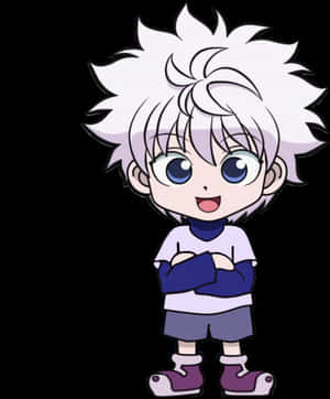 Killua Zoldyck Anime Character PNG image with transparent background