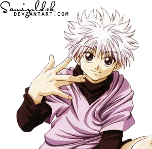 Killua_ Zoldyck_ Anime_ Character PNG Image