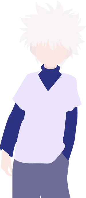 Killua Zoldyck Vector Art PNG Image