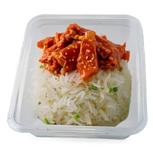 Kimchi With Rice Meal Png Soj PNG Image