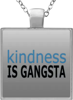 Kindnessis Gangsta Necklace PNG Image