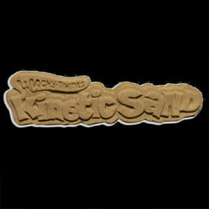 Kinetic Sand Logoon Black Background PNG with transparent background