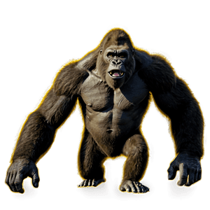 King Kong Climbing PNG fig PNG