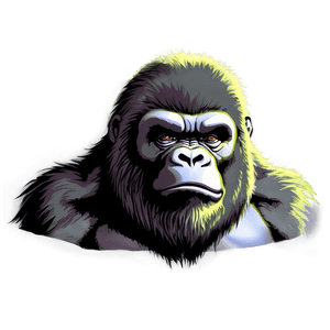 King Kong Illustration PNG 57 PNG image with transparent background