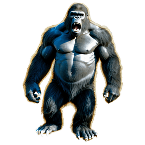 King Kong Illustration PNG ama PNG image with transparent background