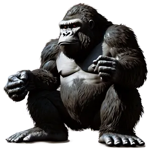 King Kong Illustration Png Nlh PNG Image