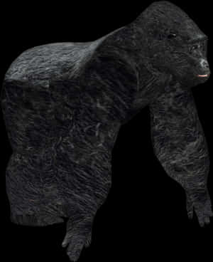 King Kong Model Isolated PNG image with transparent background