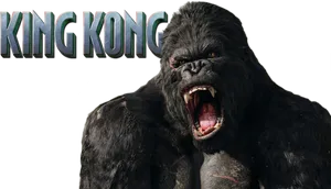 King Kong Roaring Fury PNG Image